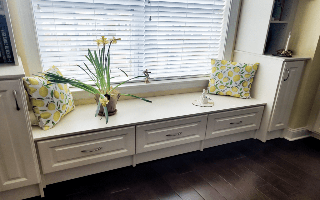 Custom Closet Bench Seats Islands with Seating and Window Benches with