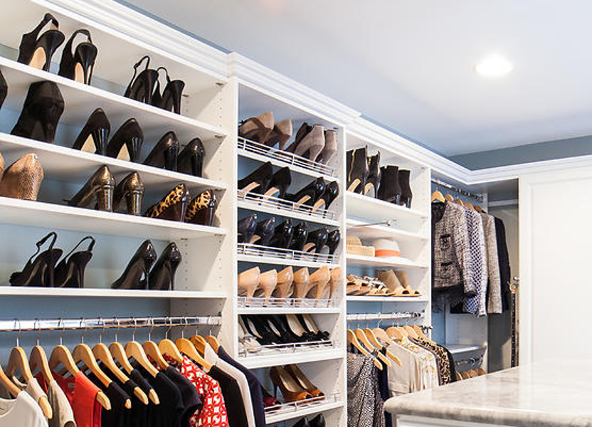 small shoe closet