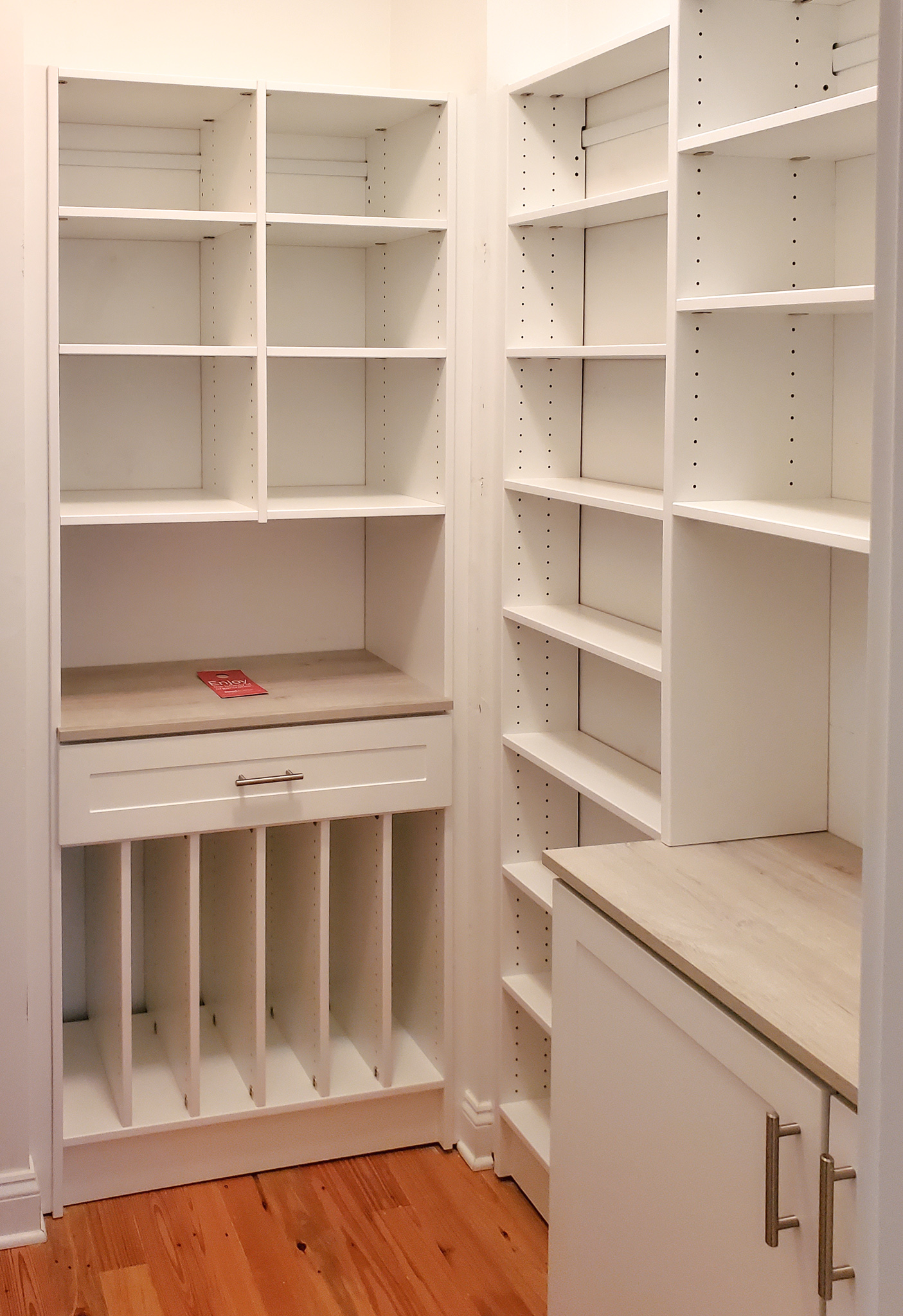 Custom Kitchen Walk-In Pantry Shelving Systems