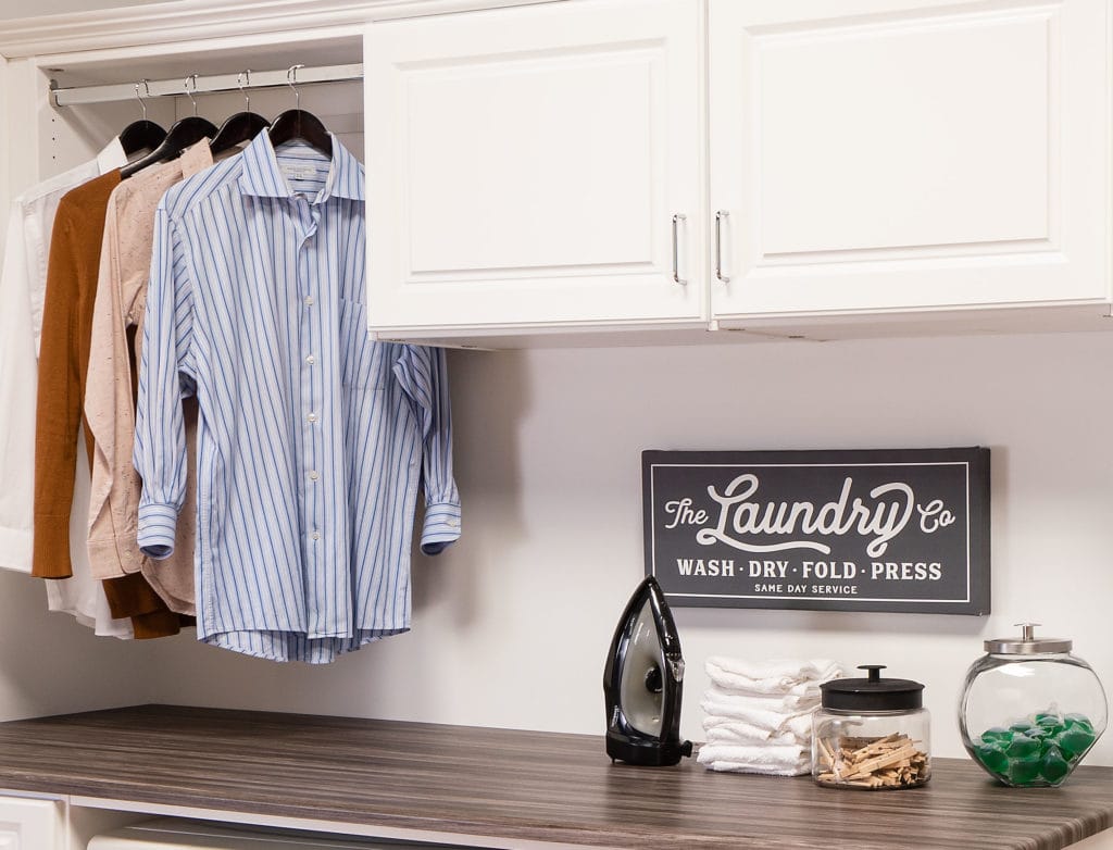 Custom Laundry Room Storage Shelves & Organizer Systems