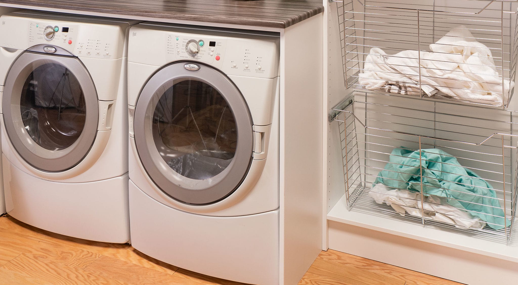 Custom Laundry Room Storage Shelves & Organizer Systems