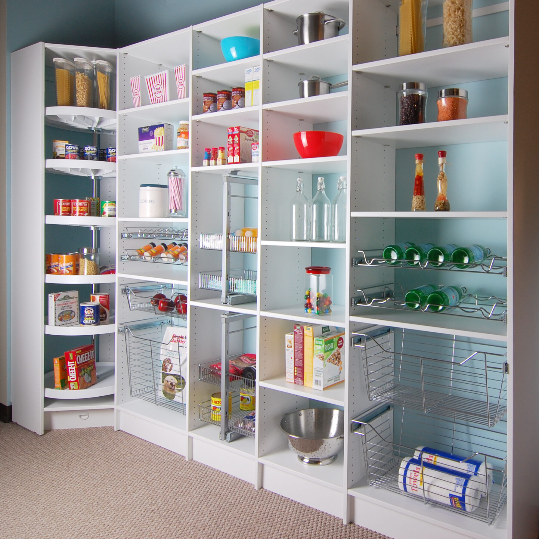 Closet Pantry Shelving Creative Pantry Storage Solutions | Custom