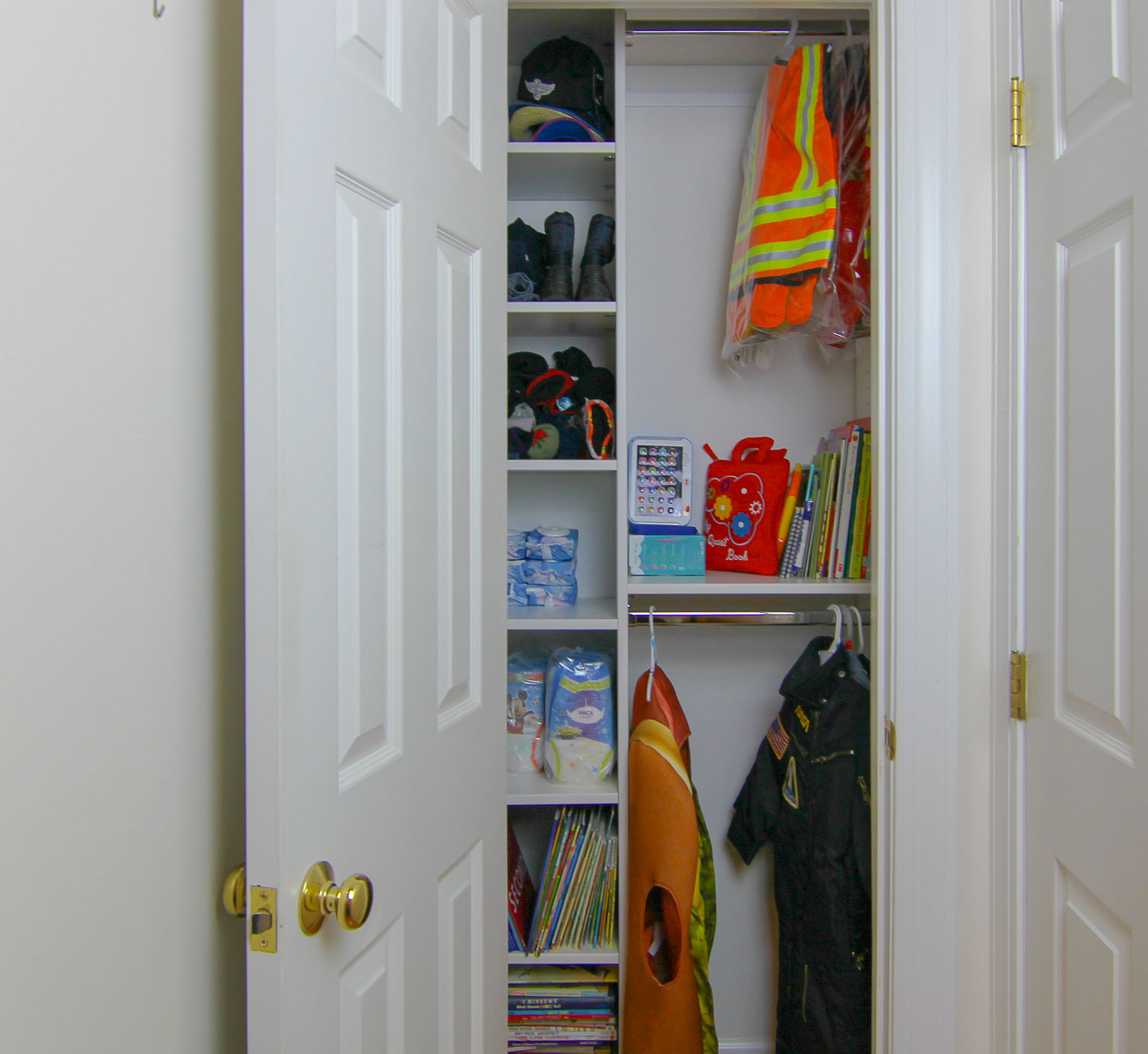 Kids Dress Up Clothes Storage Closet