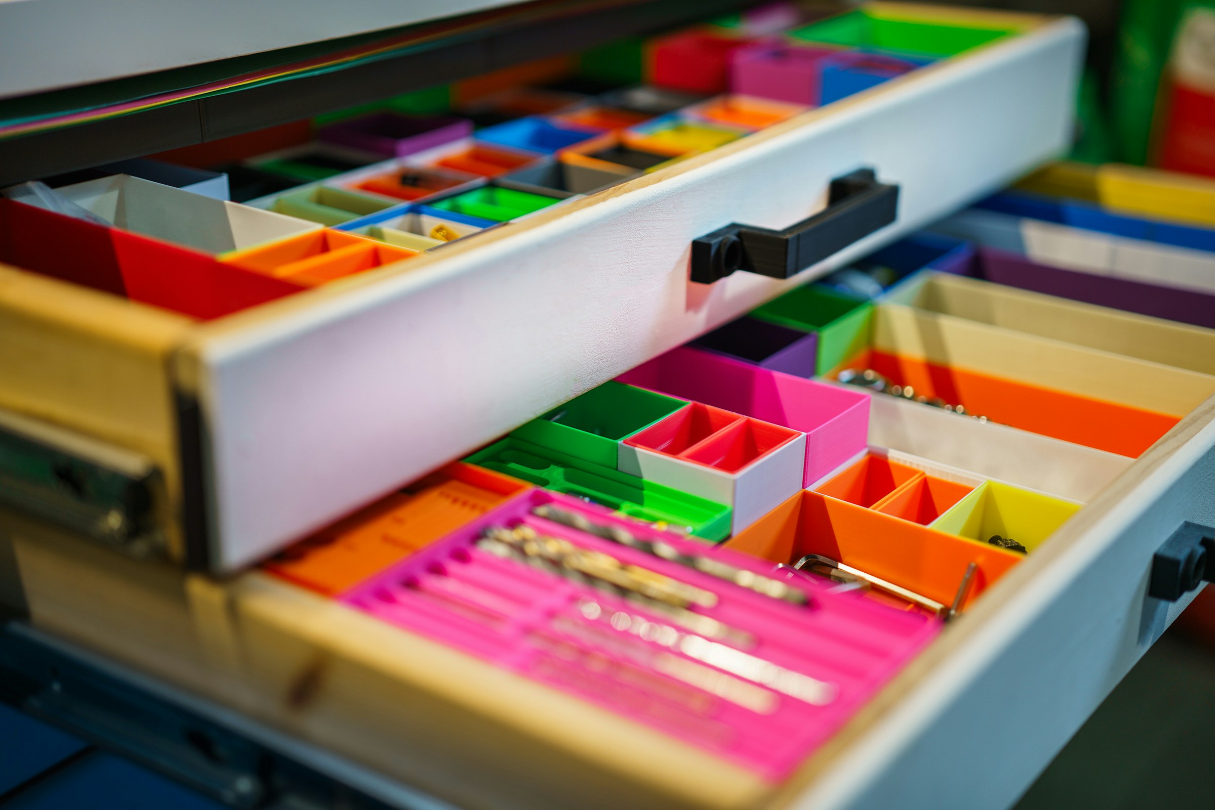 school supplies drawer