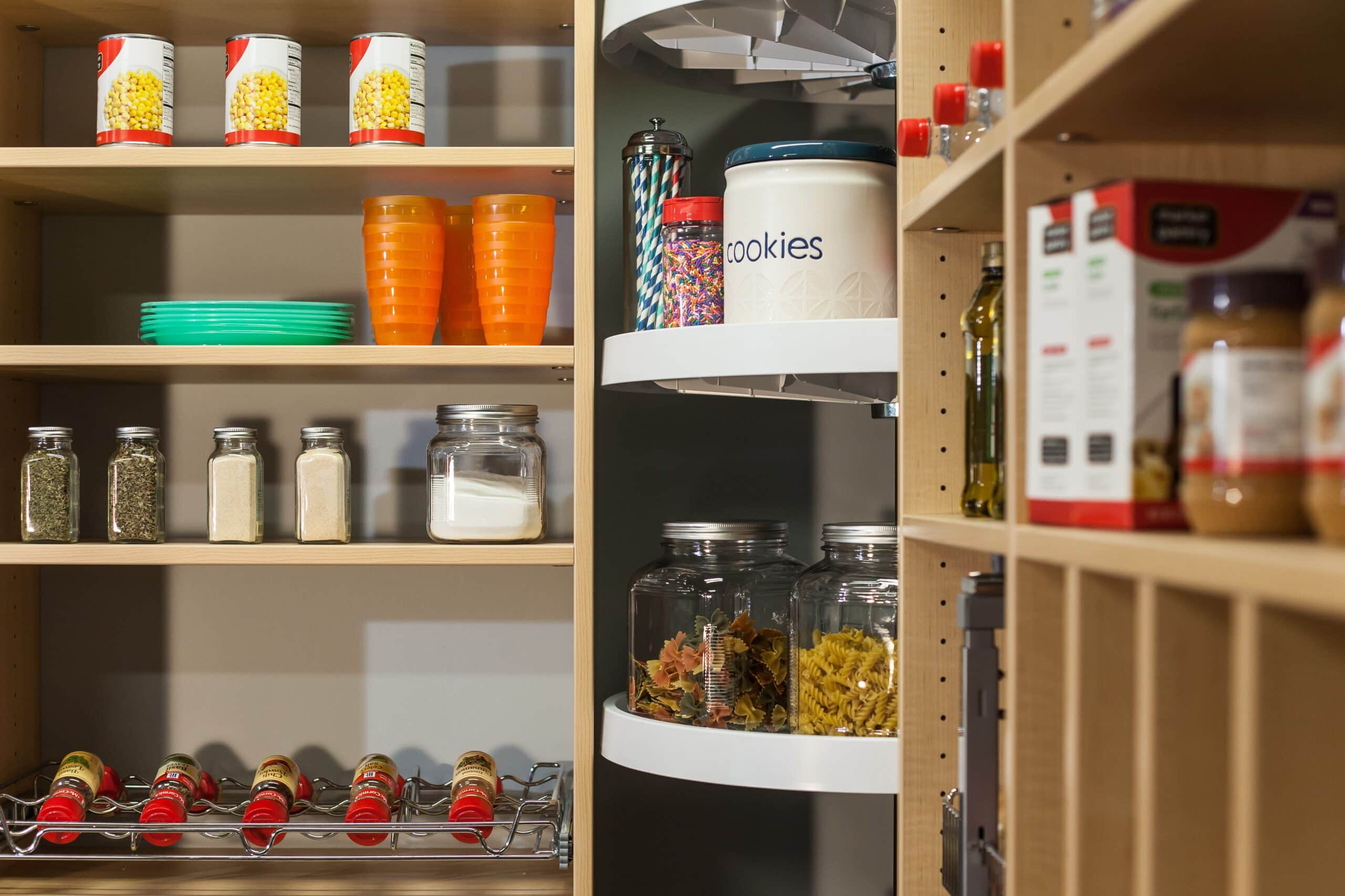 Closet America's custom pantry shelving